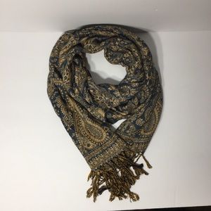 Vintage Floral Paisley Printed  Scarf